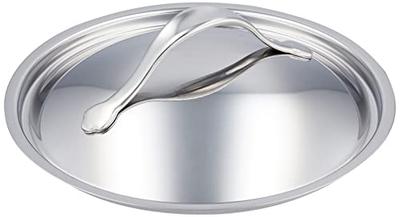 Frying Pan with Stainless Steel Lid, 24cm, "Analonlux Stainless Steel Lid" [Official Japanese Product] AC3-SF24