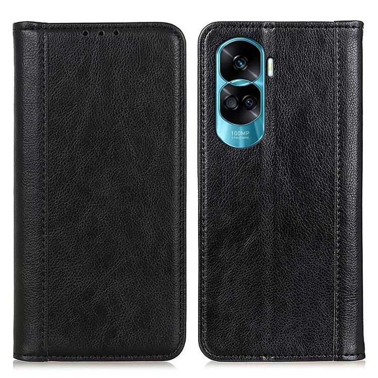 For Honor 90 Lite 5G / X50i 5G Litchi Texture Split Leather Phone Case Wallet Stand Phone Cover