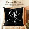 My CChemical RRomance Cushion Cover Natural Linen Organic Fabric DoubleSided Printing Sofa Home Decor Gift Pillow Case