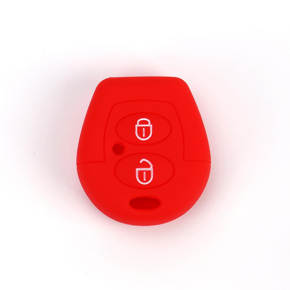 Silicone Key Car Case Protector Remote Key Cover for Volkswagen Chery 2 Button Key Bag Shell Anti-theft