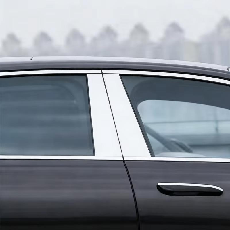 6pcs Car Window Trim Cover Column Pillar Posts Door Sticker Decal Accessories for Mercedes-Benz GLA X156 200 250 180 2014-