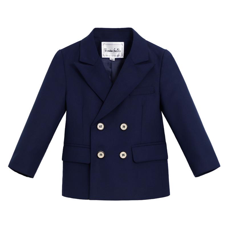 Chłopięcy blezer w kratę plus size - 2023 Dziecięcy garnitur sceniczny