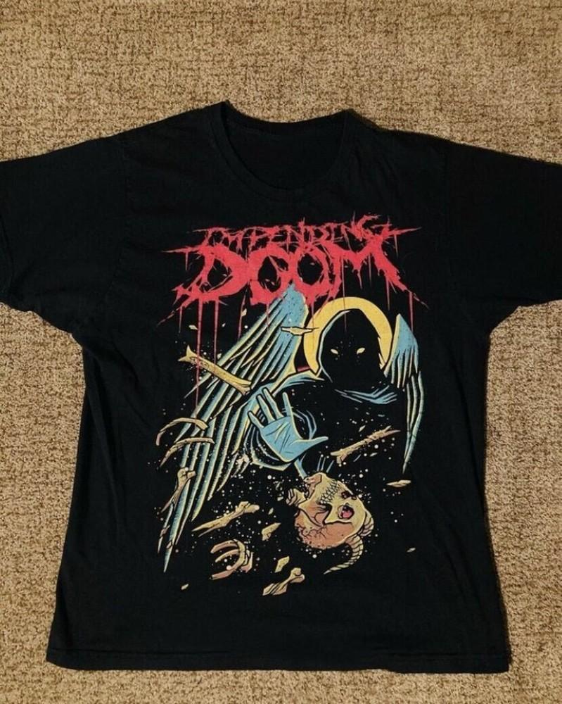Impending Doom Band Black Short Sleeve Shirt 1Side Unisex T-Shirt XXXL