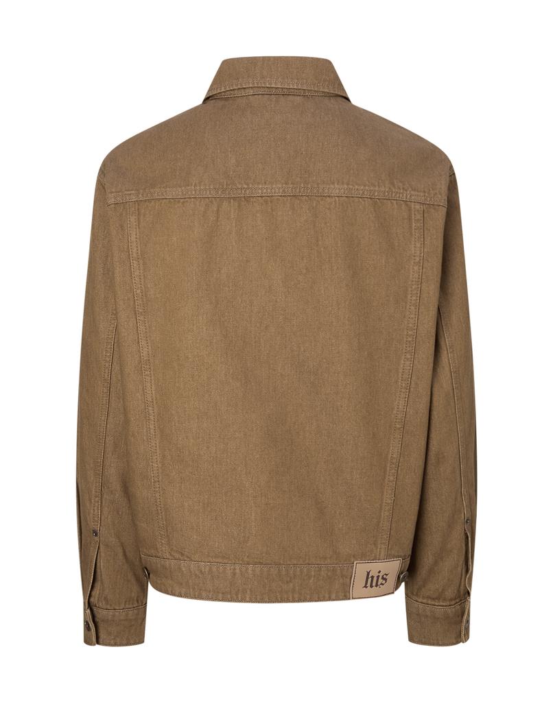 HAZZYS [His] Light Brown Denim Jacket
