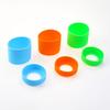 Silicone World 2pcs/set 6.0CM Threaded Silicone Cup Bottom Cover 60MM Heat Insulated Cup Cover Cup Bottom Coaster Cup Sleeve