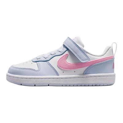 Court Borough Essential Comfortable Fit Low-Top Sneakers Kids Sneakers White Gray IQ2726-101