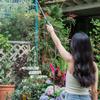 Electric Garden Sprayer 3 Nozzles USB Rechargeable Lightweight Plastic for Adjustable Water Sprayer Garden Irrigation