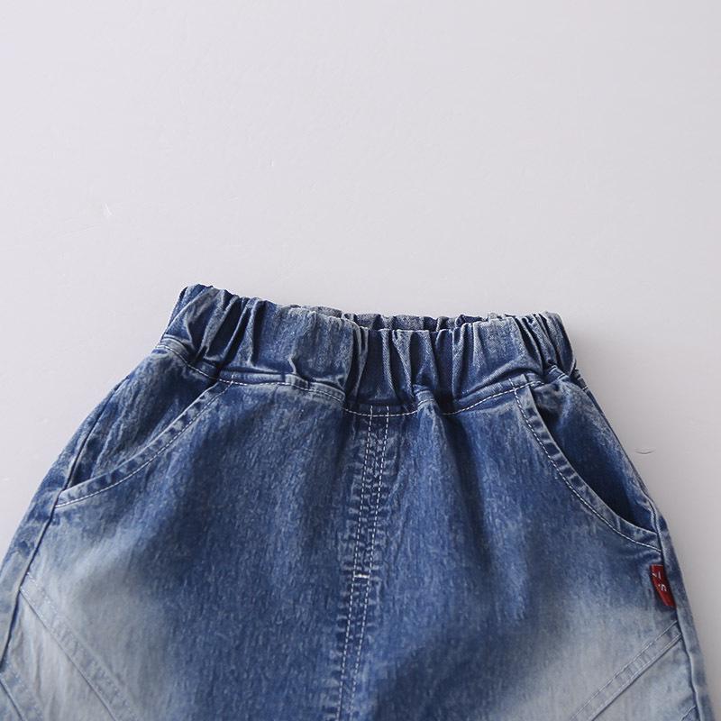 2026 New Boys' Summer Outfit: Stylish Infant Letter Pocket Short Sleeve Two-Piece Set