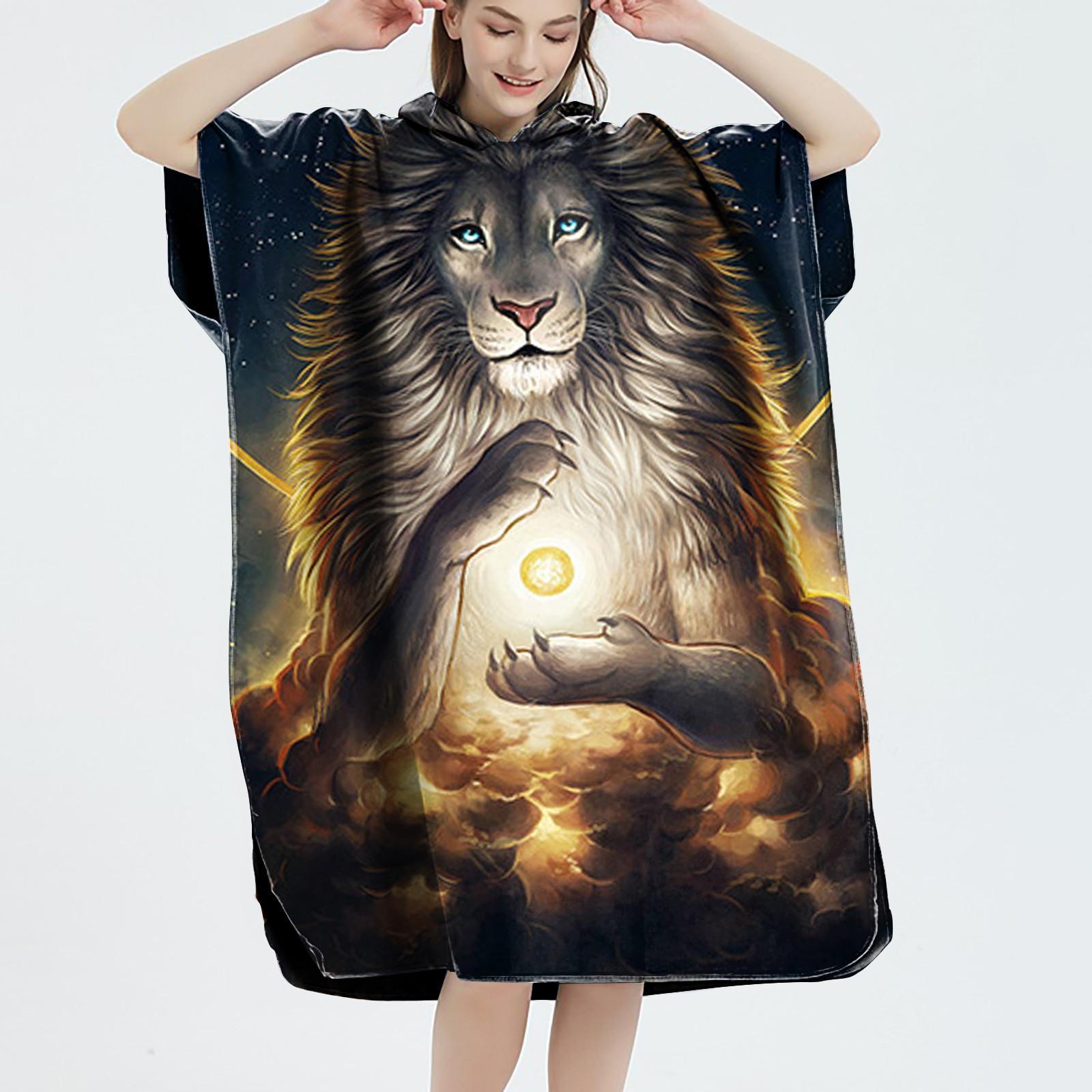 

Модное банное полотенце с капюшоном, халат с короткими рукавами, быстросохнущий сменный плащ, накидка AS SHOWN