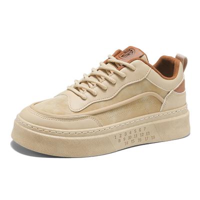 Chaussures d'été pour hommes Nouvelles chaussures blanches respirantes Étudiant Tendance Polyvalent Plateforme Sports Décontracté Chaussures de skate Chaussures tendance
