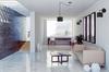 MODERN CEILING HANGING LAMP BLACK LED LAMP