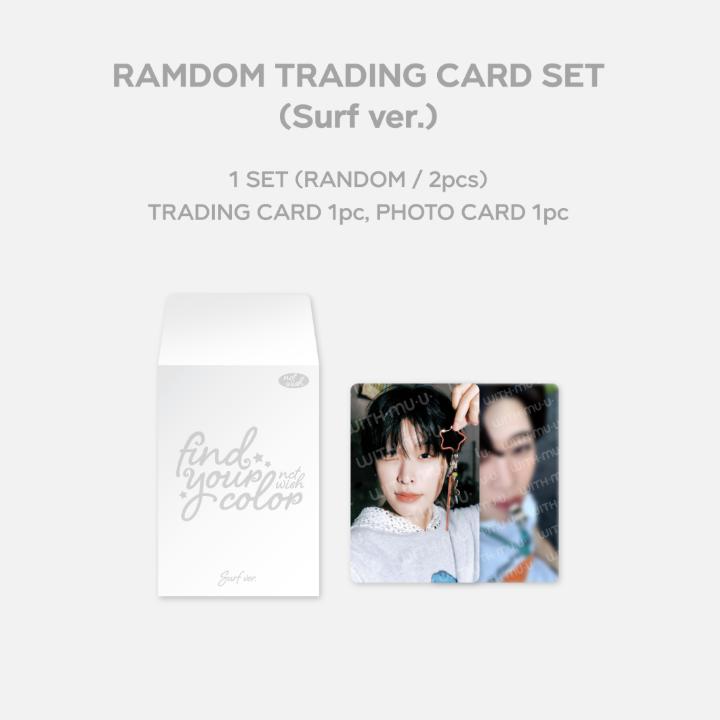

Предзаказ 2025 NCT WISH POP-UP Найди свой цвет Набор случайных торговых карт Surf ver. Random 1 pack