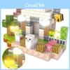 סט קוביות מגנטיות Minecraft עם אורות לילדים, למשחק חינוכי ובנייה יצירתית