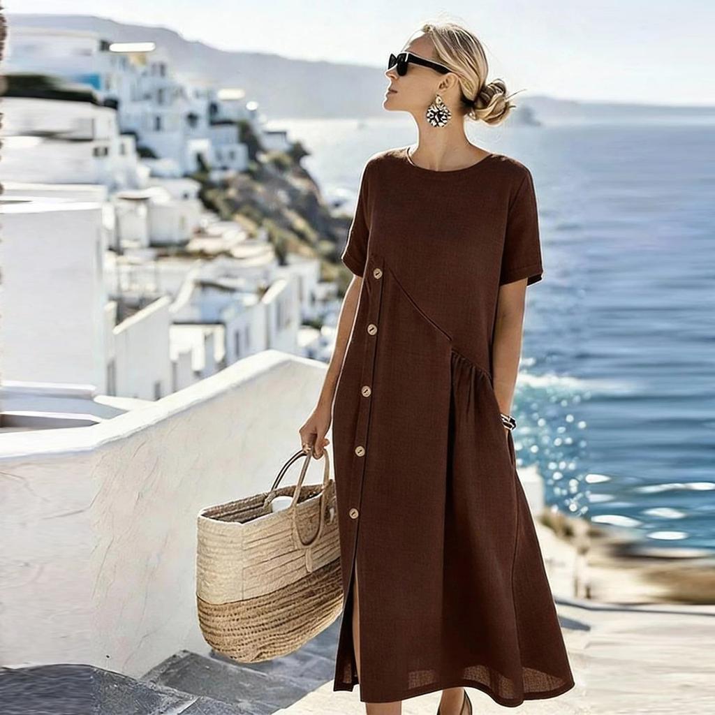 Women's Fashionable Casual -color Dress