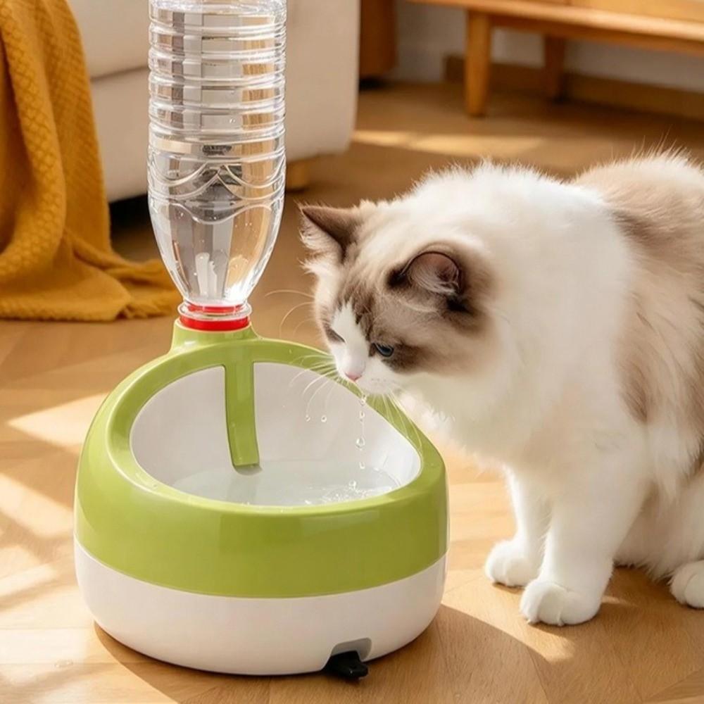 Leak Proof Automatic Cat Water Dispenser Non-Slip Pet Water Feeder Cat Dog Water Bowl Living Room