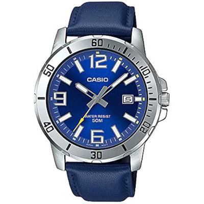 Casio Standard Men's MTP-VD01L-2B Watch Kids Kids Boys Cheap Casio Chipuka Cyana Log Date N...