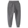 Kids' Autumn/Winter Cotton Trousers: Boys' European American Printed Knit with Ribbed Cuffs