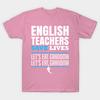 T Shirt Women English Teacher Save Lives Harajuku Print Kawaii Tshirt Summer Short Sleeve Female T-Shirt Top Tee
