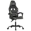 Gaming Chair Black and Camouflage Faux Leather\
