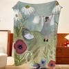 Artist G-Gemma K-Koomen Throw Flannel Throw Blanket, Lightweight Cozy, Durable Washable Cute Cool
