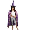 Pentagramm Halloween Umhang & Hut Set für Kinder und Erwachsene - Maskenball Kostüm und Cosplay Requisite