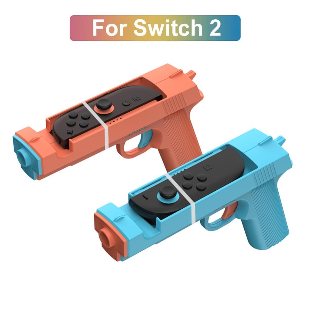 Shooting Game Gun Controller for Switch 2 Joy-Con Hand Grip Somatosensory Motion Controller for Shooter Hunting Games Accessory