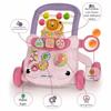 Poussette Musicale Anti-Renversement pour Bébé Jouet Marcheur Dessin Animé Chariot Multifonctionnel pour Tout-Petit Cadeau