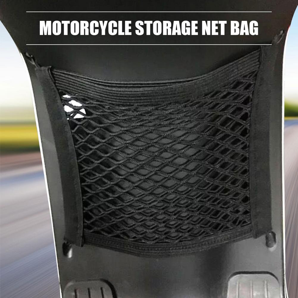 Motorcycle Bike Scooter Cargo Net Bag Multifunction Luggage Mesh Fuel Tank Storage Trunk Bag Car Styling Interior Accessories