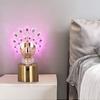 High end Peacock Table Lamp Bedroom bedside table light Romantic induction desk lamp for living room decoration