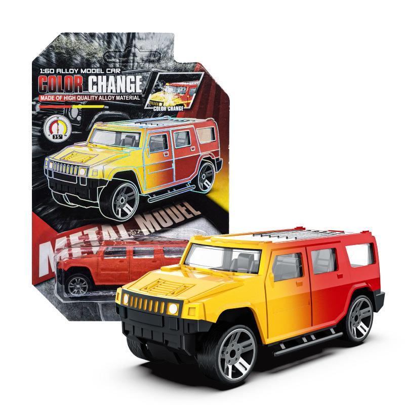 Water-Reactive Color-Changing Alloy Racing Car Model 1:60 Pull-Back Toy for Boys