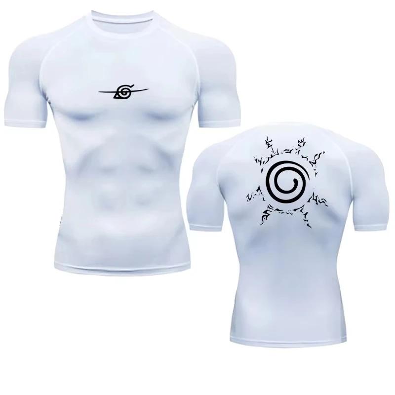 Men's Compression Sport Quick Dry Gym T-shirts Fitness Bodybuilding Quick-drying Sweatshirt Top Tees Summer Male Sweat Absorbent