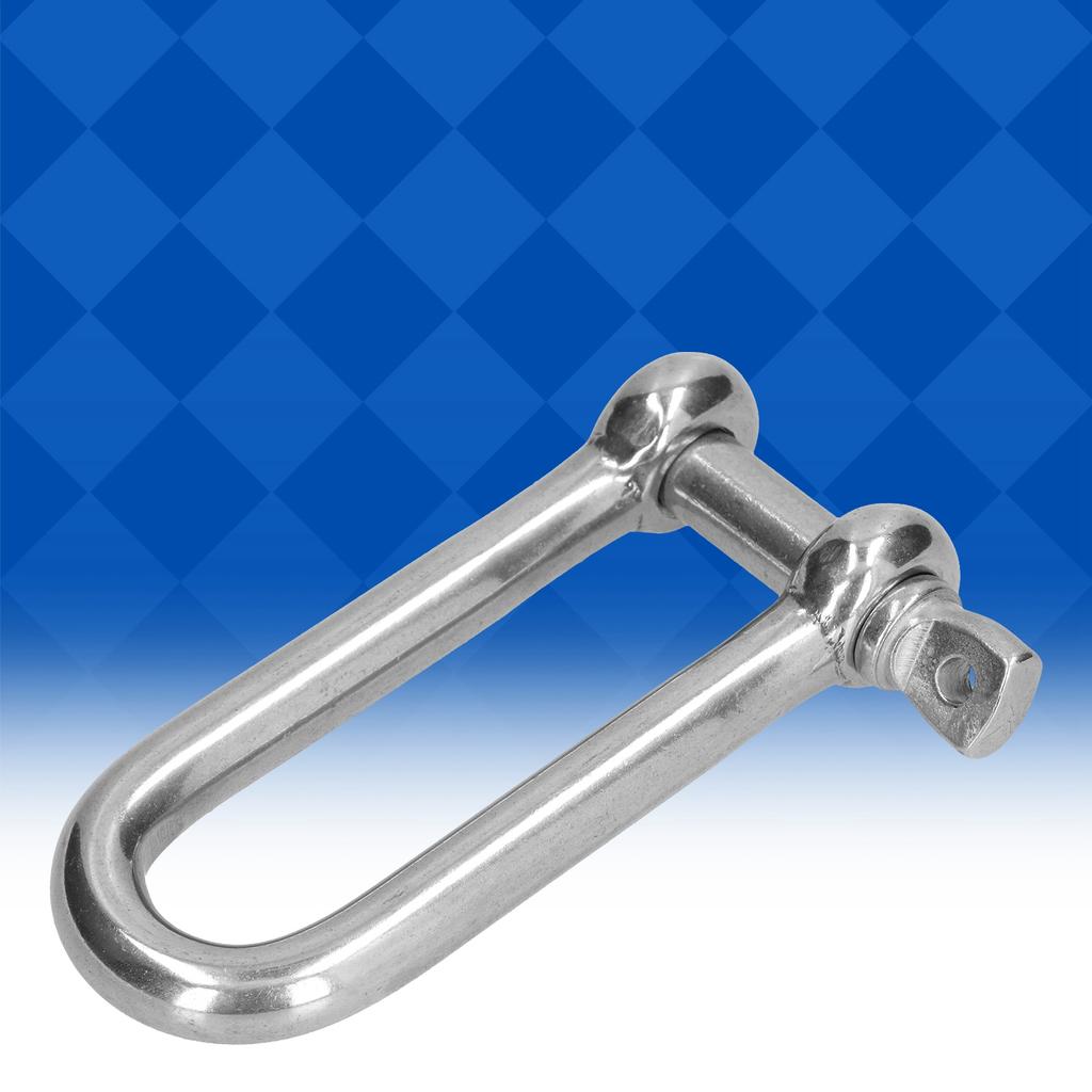 D Shackle 304 Stainless Steel Straight Screw Pin Chain Wire Rope Connector
