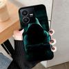 For Vivo Y22 4G Case Wolf Cat Soft Silicone Shockproof Phone Cover For Vivo V2207 V2206 Y22s Y 22 Y 22S Cases 2022 Black Bumper