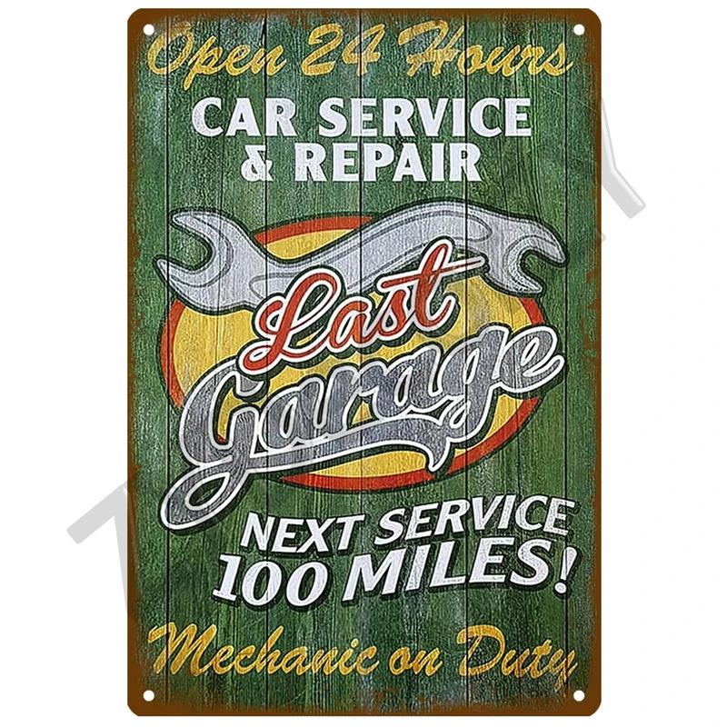 Garage Metal Sign House Plaque Metal Poster Tin Sign Plate Wall Posters Vintage Retro Aesthetic Room Decor Wall Art Decoration