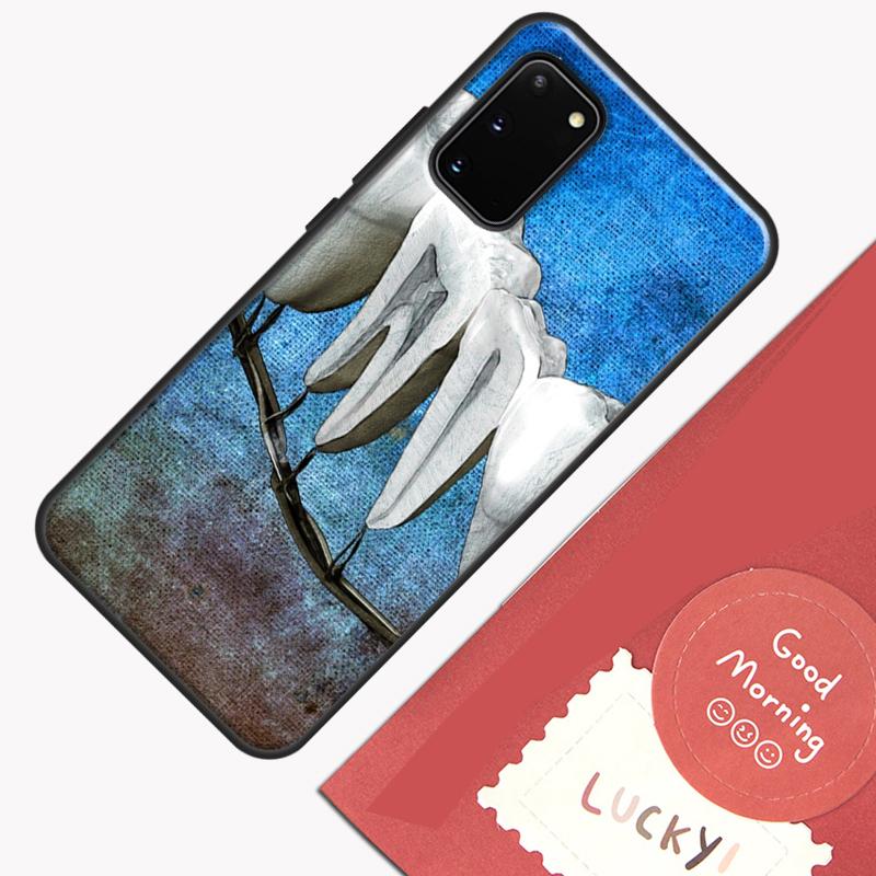 Dentist Tooth Pattern Phone Case For Samsung Galaxy S25 S26 Ultra S20 S21 S22 S23 S24 Plus S9 S10 S25 FE Cover Shell