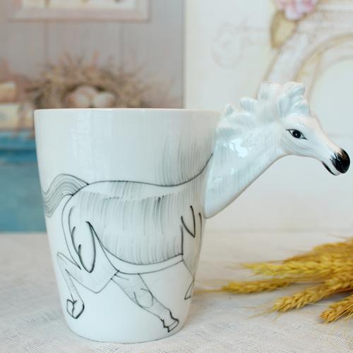 Giraffe Affe Zebra Keramik Wasserbecher 3D Niedliches Tier Kaffeetasse Büro Paar Becher Nachmittagstee Frühstück Milch Geschenk Heimdekor