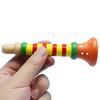 2 Stück Holz Trompeten Pfeife Horn Musikinstrument Festival Party Aufführungs Requisiten für Anfänger Unterhaltungszubehör TMZ