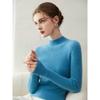 Women's Slim Fit Cashmere Sweater - Half-High Neck, 100% Pure Cashmere, Seamless, Versatile Autumn/Winter Base Layer