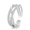 2026 Double Curve Geometric Opening Ring Women's Ins Niche Design Sense Cold Wind Temperament Versatile Premium Ring