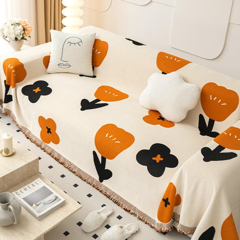 Kratzfester Sofabezug, Handtuch, Ins Style, Vier Jahreszeiten, Universal, All-Inclusive, Universal, Rutschfester Sofabezug, Universal-Staubschutz