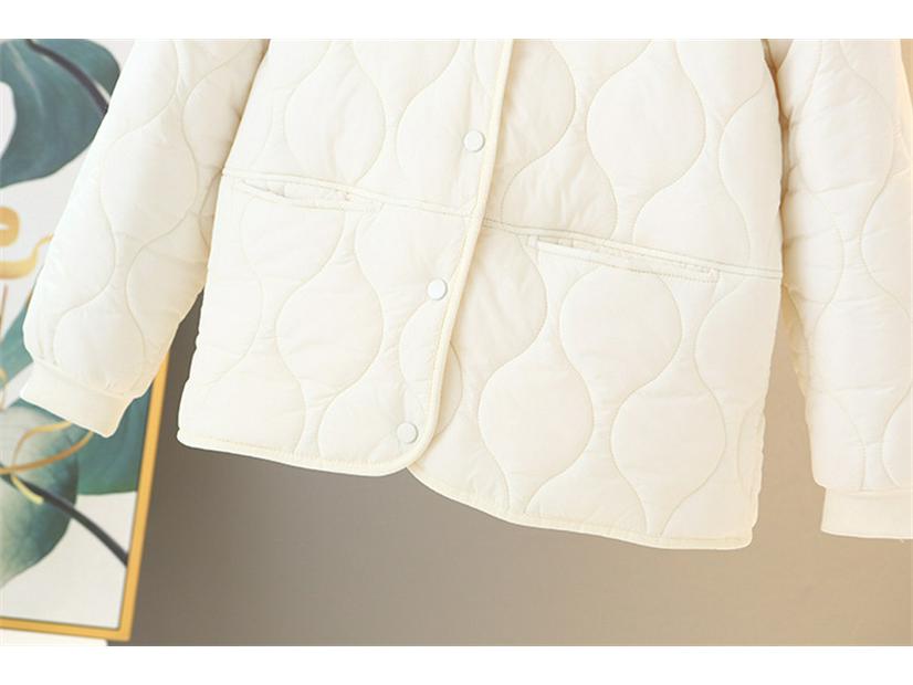 2025 New Cotton Padded Jacket: Short, Plush, Thick, Autumn/Winter Style for Petite and Plus Size Women