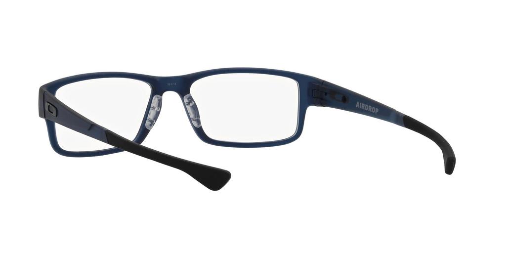 Oakley OX8046 Airdrop Matte Translucent Blue Prescription 59mm Glasses, Frame/Demo Lens,