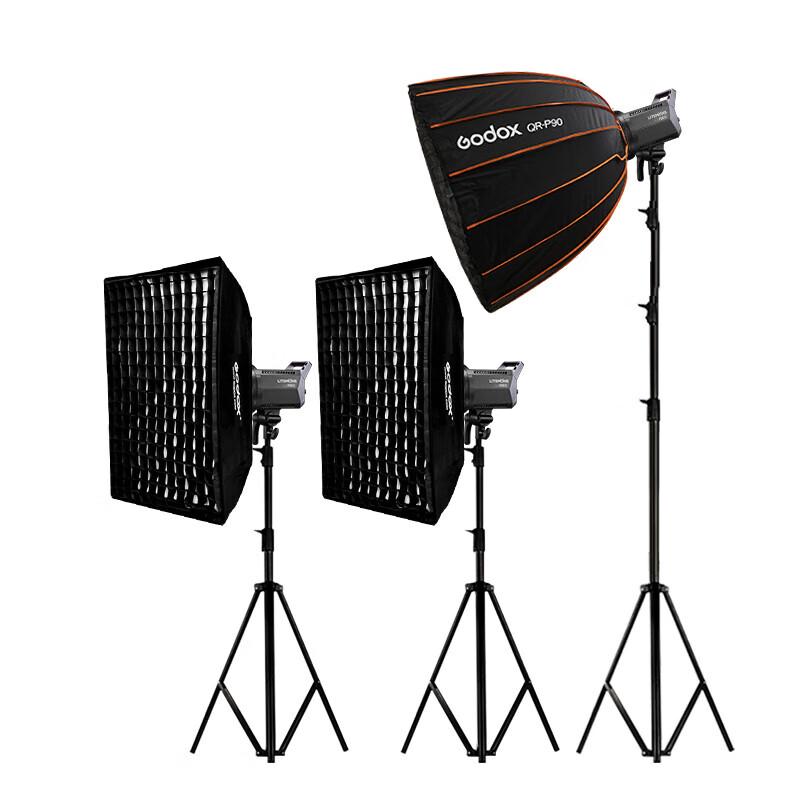 Godox LA200Bi Bi-color LED Video Light 3-Light Kit