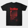 Heren Zwart Print T-shirt Retro 80S Technoir Nachtclub Poster Van De Terminator Film Geen-Knippen Transferpapier Print Katoenen T-shirt