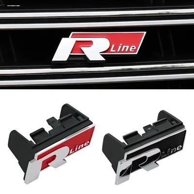 2026 Hett För VOLKSWAGEN VW ABS Bil Främre Grill Emblem Märke för Volkswagen Golf R Rline Tiguan Touareg Polo GTI CC Passat R36 S
