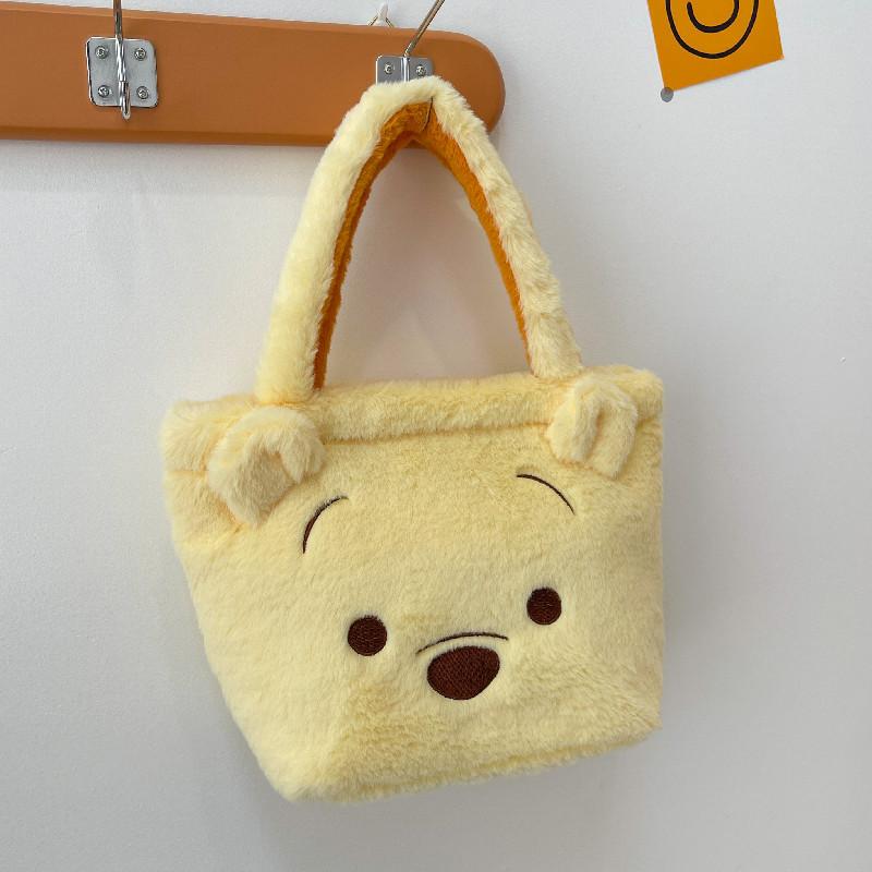 New grab machine doll toy bag cartoon plush bag girl cute portable bento bag
