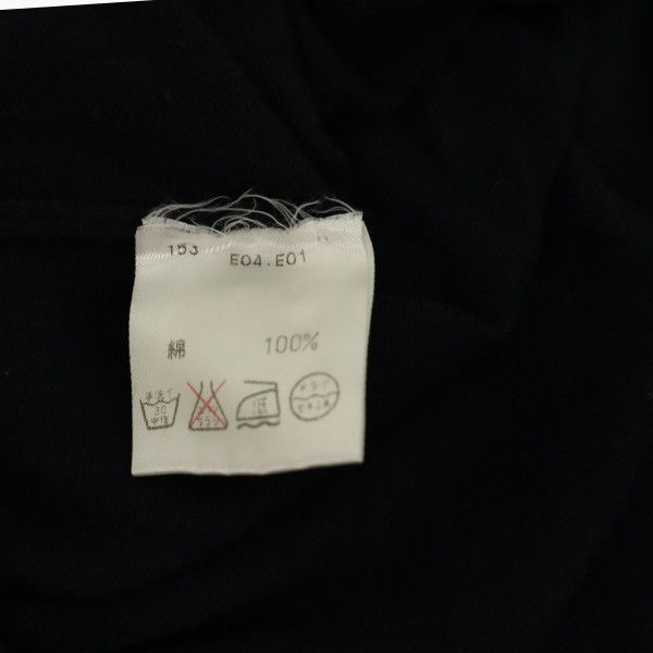 BALLANTYNE Made In the UK Short Sleeve Cotton Knit Cut Navy Women Used