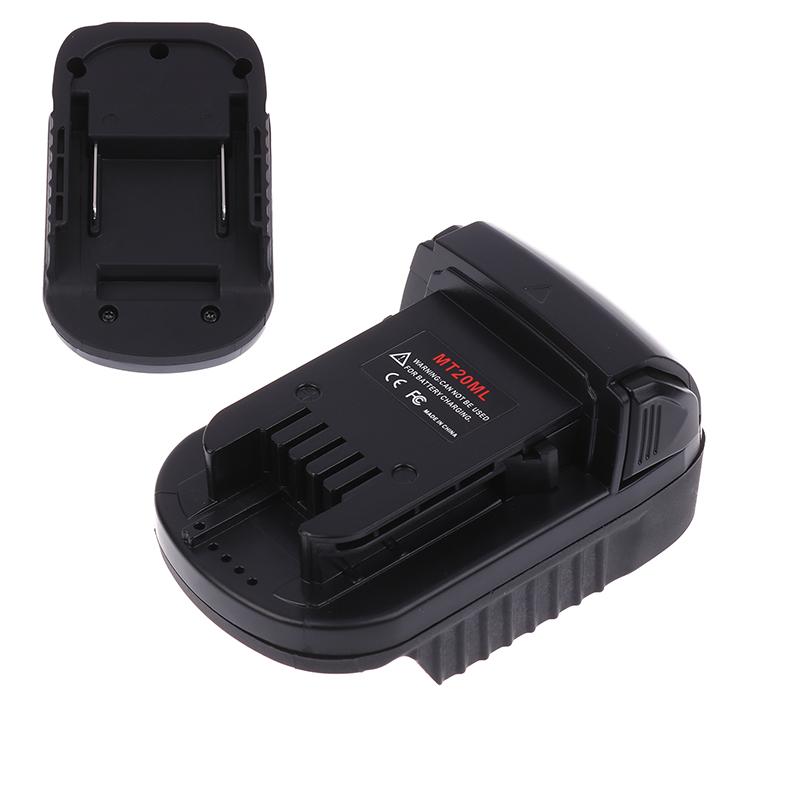 1 Piece For Makita 18V Li-Ion Battery Bl1830 Bl1860 Bl1815 Convert To For Milwaukee 18V Lithium Battery Mt20Ml Adapter