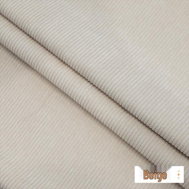 Corduroy 8-Wale Non-Stretch Fabric for Shirts, Jackets, Sofa Covers, Cotton Pants, and Toys.