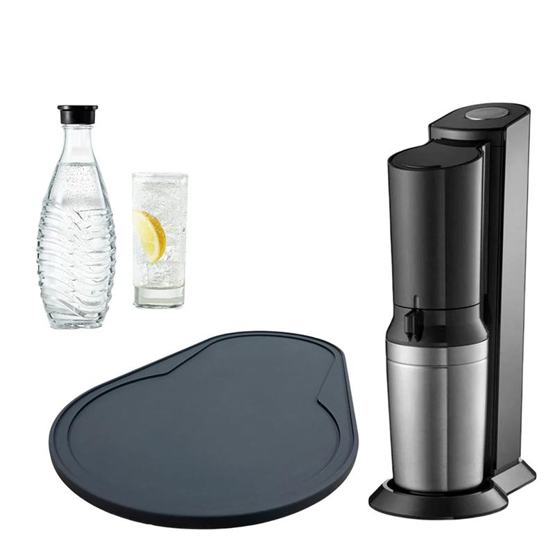 A27F-For Sodastream Compatible Drying Mat Underlay Drip Tray Accessories Water Carbonator Waterproof Non-Slip Design